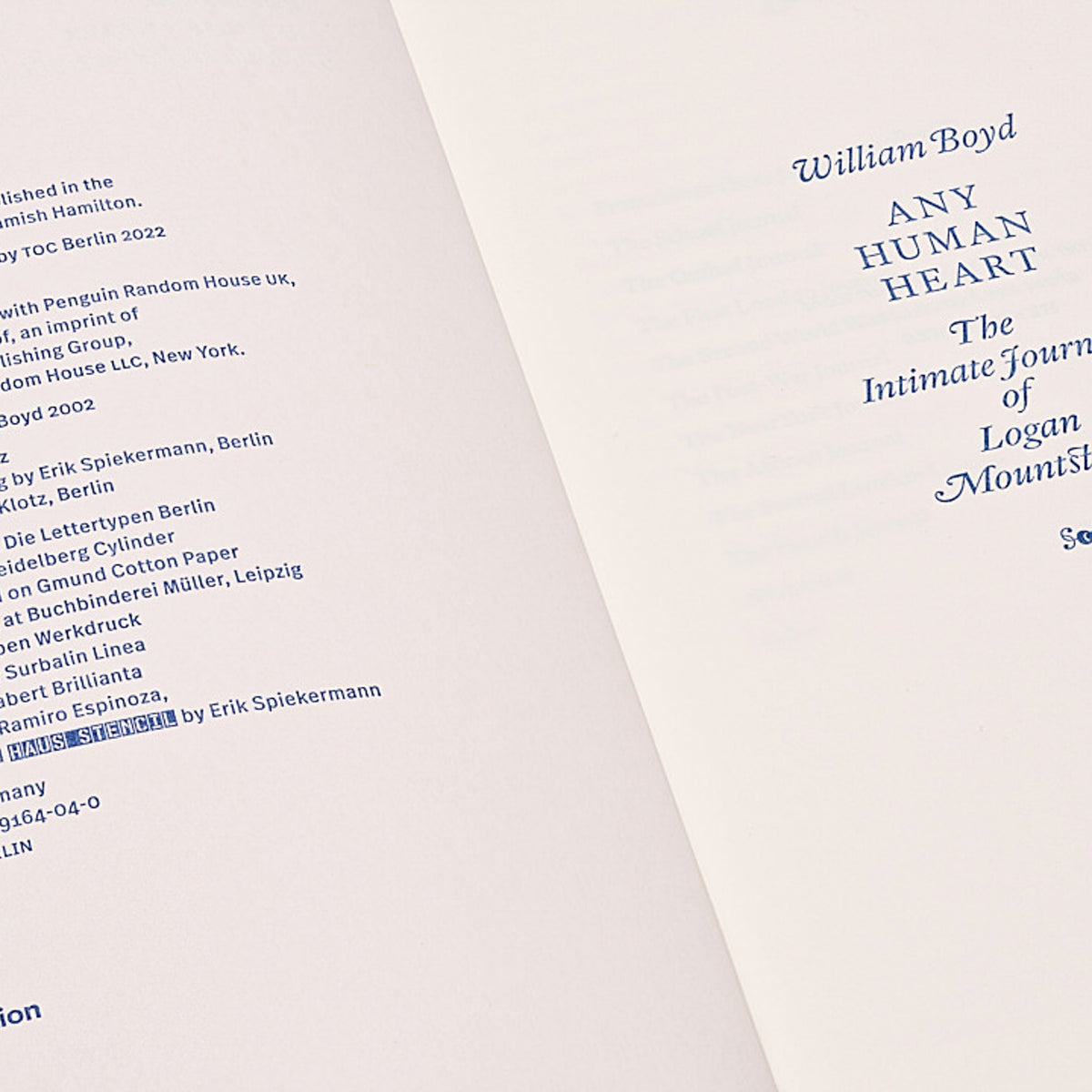 William Boyd | Any Human Heart